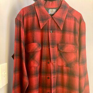 Pendleton XL Wool Plaid Men's Button Down Shirt